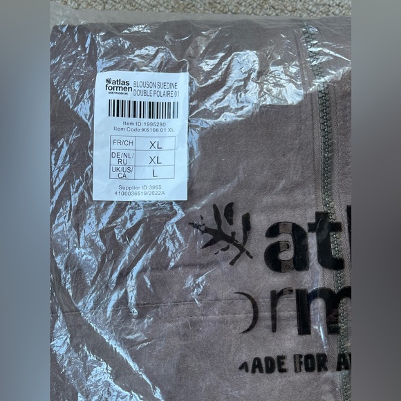 Atlas for Men Jacket UK LARGE Faux-Suede/Microfleece/Gorpcore/Outdoor/Casual - Picture 7 of 10